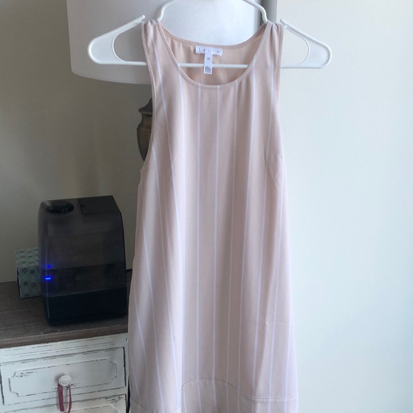 Leith Beige & White Stripes Dress - Picture 2 of 4